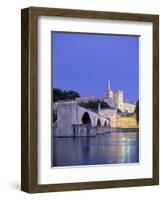 Pont St. Benezet, Avignon, Provence, France-Walter Bibikow-Framed Photographic Print
