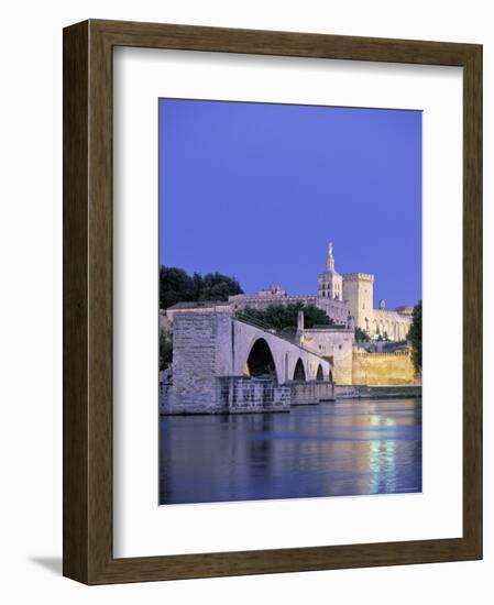 Pont St. Benezet, Avignon, Provence, France-Walter Bibikow-Framed Photographic Print