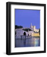 Pont St. Benezet, Avignon, Provence, France-Walter Bibikow-Framed Photographic Print