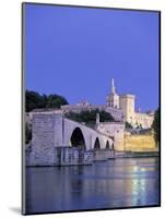 Pont St. Benezet, Avignon, Provence, France-Walter Bibikow-Mounted Photographic Print