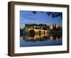 Pont St. Benezet over the River Rhone, and Palais Des Papes, UNESCO World Heritage Site, Avignon, P-Stuart Black-Framed Photographic Print