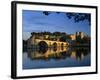 Pont St. Benezet over the River Rhone, and Palais Des Papes, UNESCO World Heritage Site, Avignon, P-Stuart Black-Framed Photographic Print