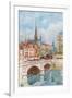 Pont St Michel and Ste Chapelle, Paris-Herbert Menzies Marshall-Framed Giclee Print