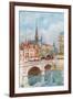 Pont St Michel and Ste Chapelle, Paris-Herbert Menzies Marshall-Framed Giclee Print