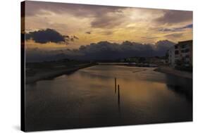 Pont Tournant Sunset-Sebastien Lory-Stretched Canvas