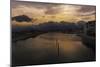 Pont Tournant Sunset-Sebastien Lory-Mounted Photographic Print