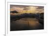 Pont Tournant Sunset-Sebastien Lory-Framed Photographic Print