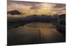 Pont Tournant Sunset-Sebastien Lory-Mounted Photographic Print