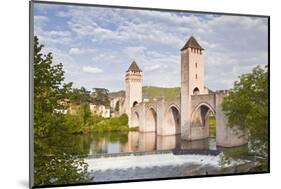 Pont Valentre in the City of Cahors, Lot, France, Europe-Julian Elliott-Mounted Photographic Print