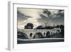 Pont Vieux Bridge with Cathedrale Saint-Nazaire in the Background, Beziers, Herault-null-Framed Photographic Print