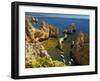 Ponta Da Piedade, Algarve, Portugal-Katja Kreder-Framed Photographic Print