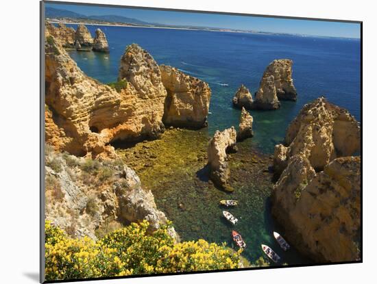 Ponta Da Piedade, Algarve, Portugal-Katja Kreder-Mounted Photographic Print