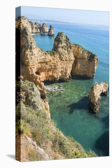 Ponta Da Piedade, Lagos, Algarve, Portugal, Europe-G&M Therin-Weise-Stretched Canvas