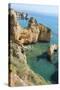 Ponta Da Piedade, Lagos, Algarve, Portugal, Europe-G&M Therin-Weise-Stretched Canvas