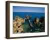 Ponta Da Piedade, Lagos, Algarve, Portugal-Steve Vidler-Framed Photographic Print