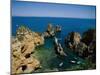 Ponta Da Piedade, Lagos, Algarve, Portugal-Steve Vidler-Mounted Photographic Print