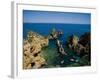 Ponta Da Piedade, Lagos, Algarve, Portugal-Steve Vidler-Framed Photographic Print