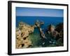 Ponta Da Piedade, Lagos, Algarve, Portugal-Steve Vidler-Framed Photographic Print