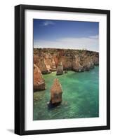 Ponta Da Piedade, Lagos, Algarve, Portugal-Michele Falzone-Framed Photographic Print