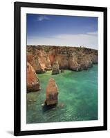 Ponta Da Piedade, Lagos, Algarve, Portugal-Michele Falzone-Framed Photographic Print