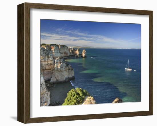 Ponta Da Piedade, Lagos, Algarve, Portugal-Michele Falzone-Framed Photographic Print