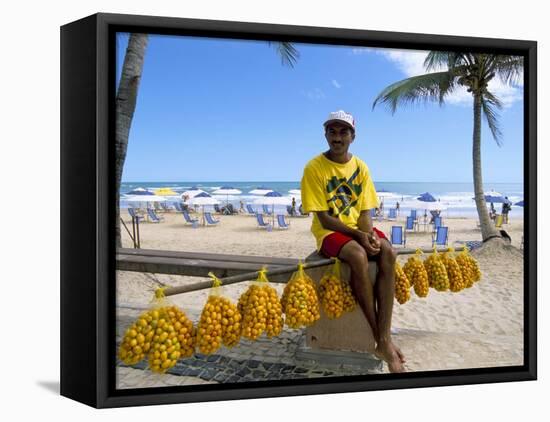 Ponta Negra Beach, Natal, Rio Grande Do Norte State, Brazil, South America-Sergio Pitamitz-Framed Stretched Canvas