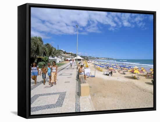 Ponta Negra Beach, Natal, Rio Grande Do Norte State, Brazil, South America-Sergio Pitamitz-Framed Stretched Canvas