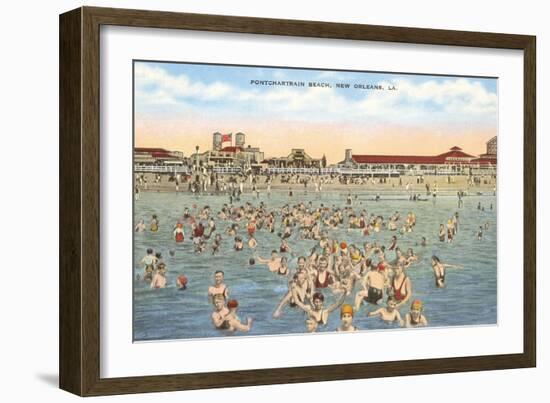 Pontchartrain Beach, New Orleans, Louisiana-null-Framed Art Print