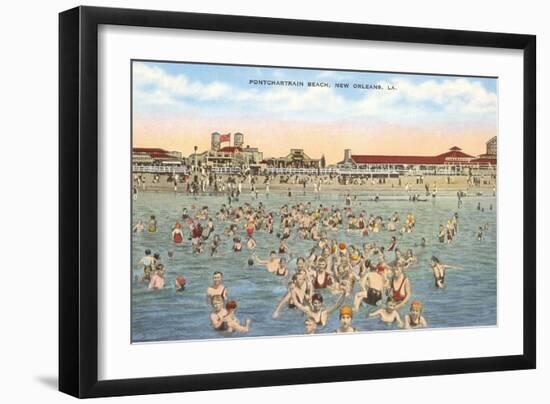 Pontchartrain Beach, New Orleans, Louisiana-null-Framed Art Print