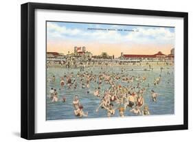 Pontchartrain Beach, New Orleans, Louisiana-null-Framed Art Print