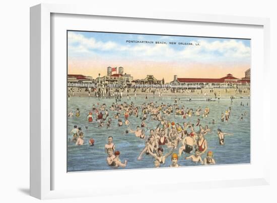 Pontchartrain Beach, New Orleans, Louisiana-null-Framed Art Print