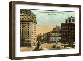 Pontchartrain Hotel, Detroit, Michigan-null-Framed Art Print