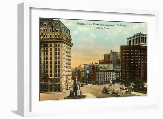 Pontchartrain Hotel, Detroit, Michigan-null-Framed Art Print