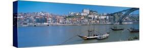 Ponte De Dom Luis I and Douro River Porto Portugal-null-Stretched Canvas