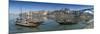 Ponte de Dom Luis I and Port Carrying Barcos, Porto, Portugal-Alan Copson-Mounted Photographic Print