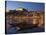 Ponte de Dom Luis I and Port Carrying Barcos, Porto, Portugal-Alan Copson-Stretched Canvas