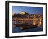 Ponte de Dom Luis I and Port Carrying Barcos, Porto, Portugal-Alan Copson-Framed Photographic Print