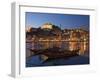 Ponte de Dom Luis I and Port Carrying Barcos, Porto, Portugal-Alan Copson-Framed Photographic Print