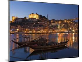 Ponte de Dom Luis I and Port Carrying Barcos, Porto, Portugal-Alan Copson-Mounted Photographic Print