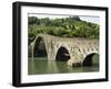 Ponte Del Diavolo or Ponte Della Maddalena, Borgo a Mozzano, Lucca, Tuscany, Italy, Europe-Nico Tondini-Framed Photographic Print