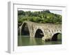 Ponte Del Diavolo or Ponte Della Maddalena, Borgo a Mozzano, Lucca, Tuscany, Italy, Europe-Nico Tondini-Framed Photographic Print