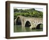 Ponte Del Diavolo or Ponte Della Maddalena, Borgo a Mozzano, Lucca, Tuscany, Italy, Europe-Nico Tondini-Framed Photographic Print