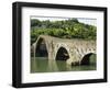 Ponte Del Diavolo or Ponte Della Maddalena, Borgo a Mozzano, Lucca, Tuscany, Italy, Europe-Nico Tondini-Framed Photographic Print