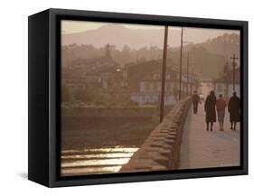 Ponte Do Lima, Limia River, Minho District, Portugal, Europe-Duncan Maxwell-Framed Stretched Canvas