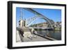 Ponte Dom Luis I Bridge over the Douro River, UNESCO World Heritage Site, Oporto, Portugal, Europe-G and M Therin-Weise-Framed Photographic Print