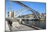 Ponte Dom Luis I Bridge over the Douro River, UNESCO World Heritage Site, Oporto, Portugal, Europe-G and M Therin-Weise-Mounted Photographic Print