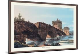 Ponte Lugano-M. Dubourg-Mounted Premium Giclee Print