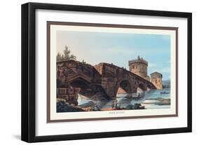 Ponte Lugano-M. Dubourg-Framed Art Print