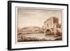 Ponte Nomentano, or Lamentano, 1833-Agostino Tofanelli-Framed Giclee Print