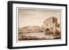 Ponte Nomentano, or Lamentano, 1833-Agostino Tofanelli-Framed Giclee Print